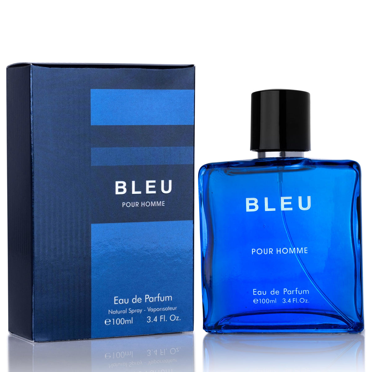 Urban Collection Bleu for Men bottle on a clean surface, premium presentation for daily wear.