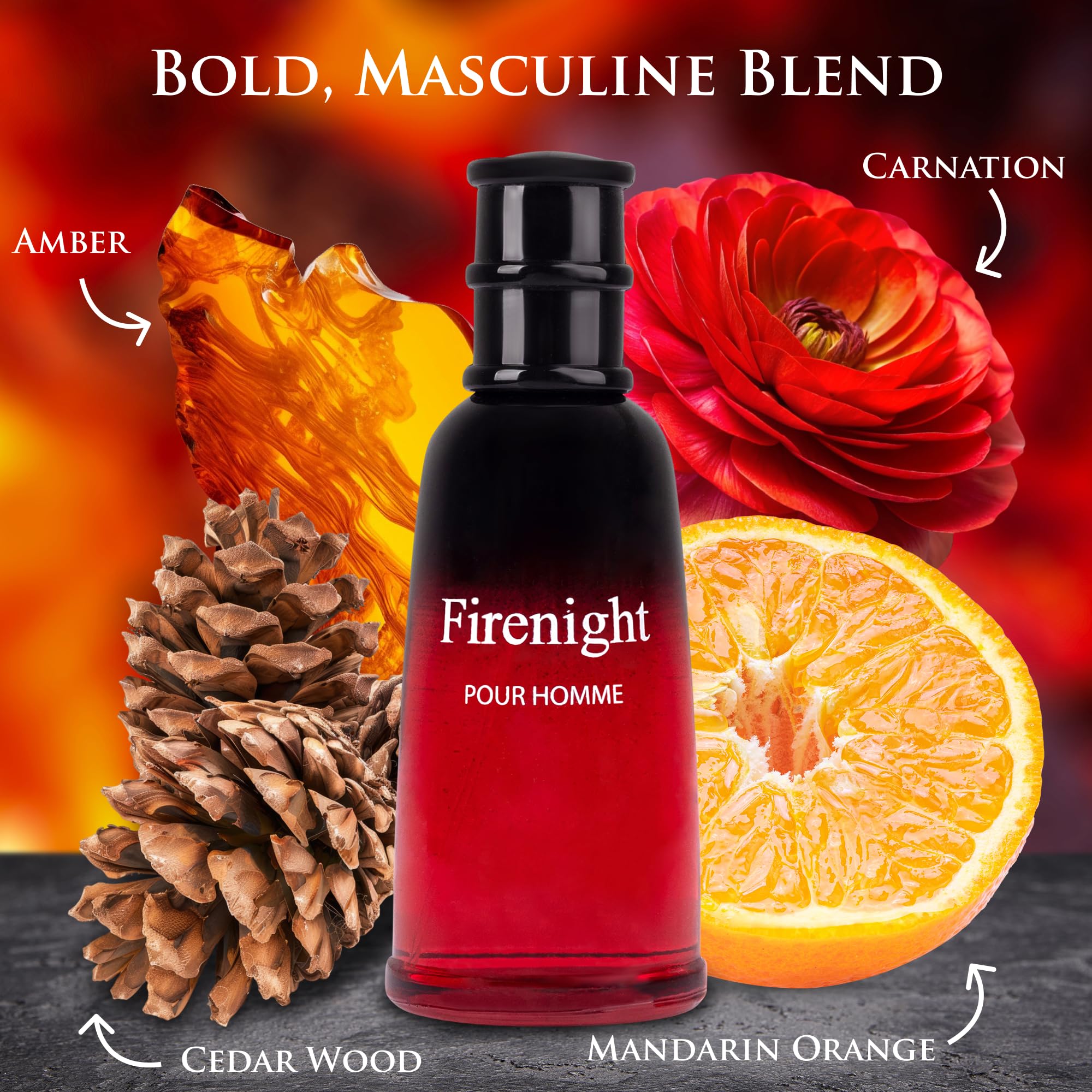 Urban Collection Firenight top notes citrus provide refreshing opening