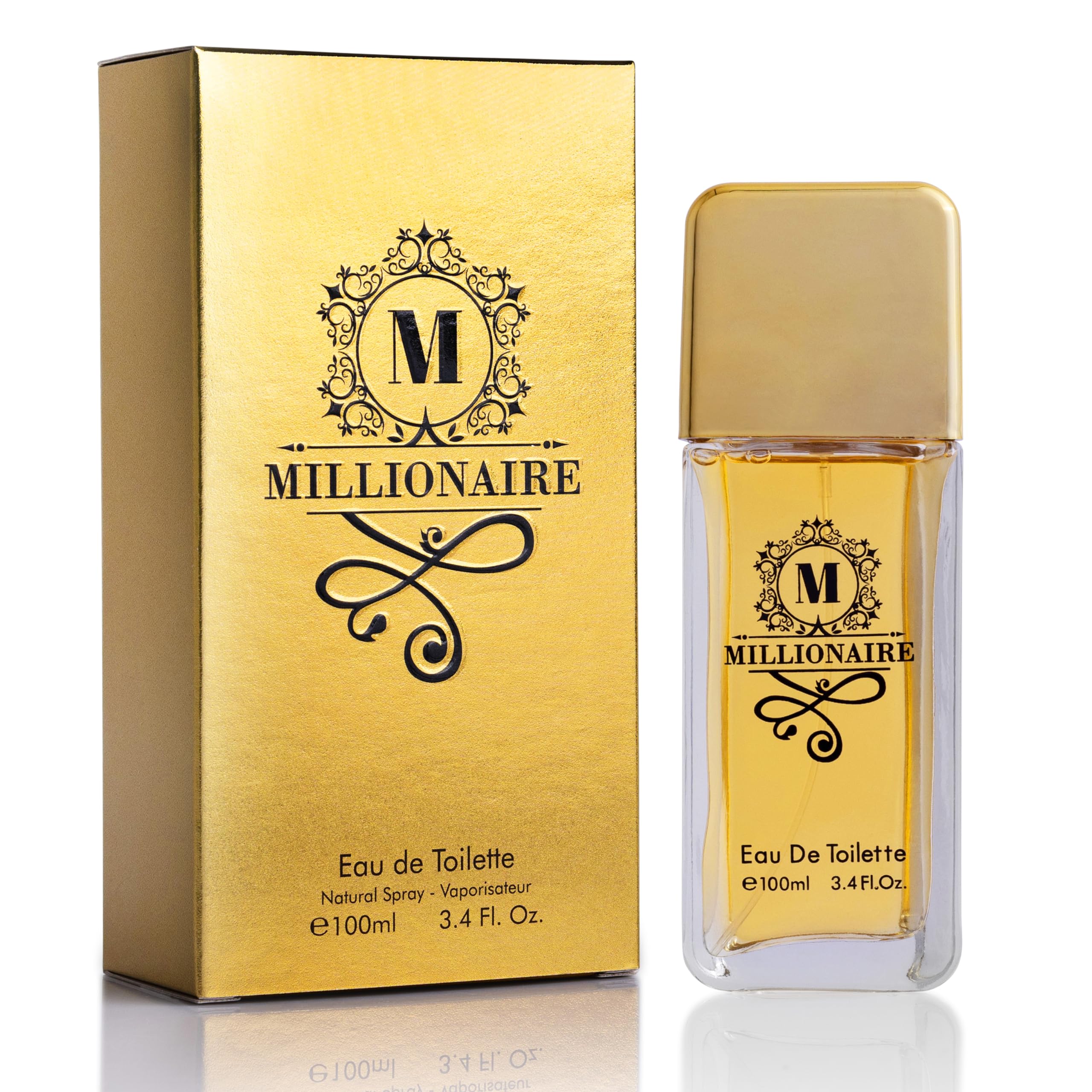 URBAN COLLECTION Millionaire bottle front view for daily confidence