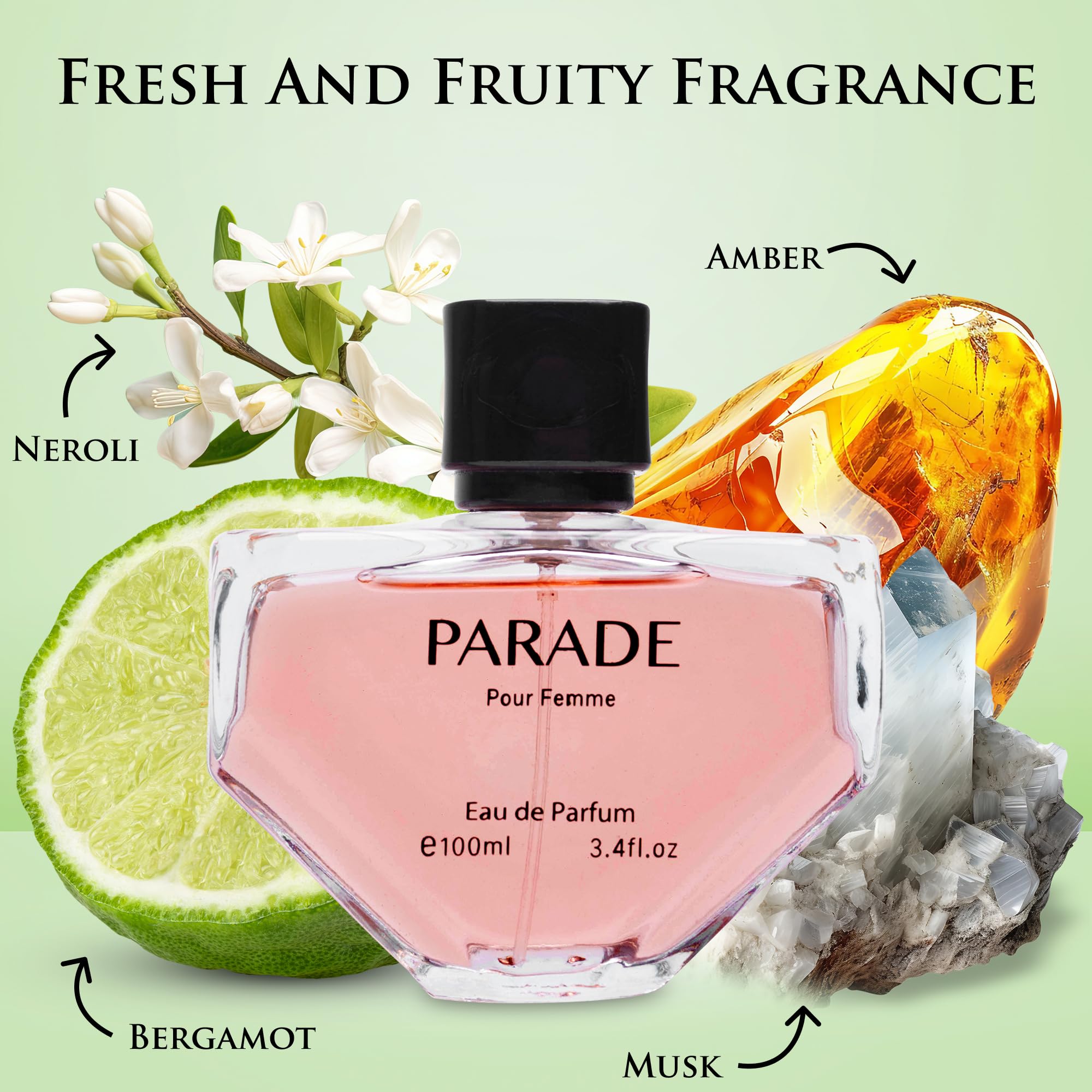 URBAN COLLECTION Parade top notes pear and bergamot for a bright opening