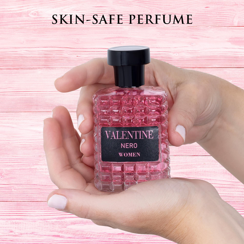 urban collection valentine bottle back label, notes of vanilla bourbon and jasmine