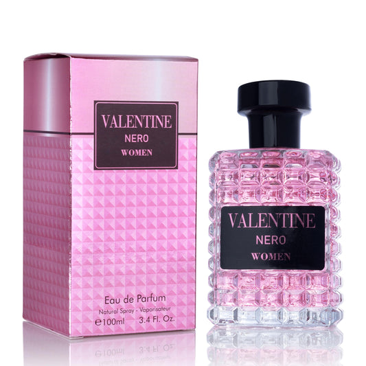 urban collection valentine bottle front, elegant amber floral design for daily wear
