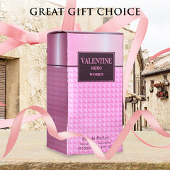 urban collection valentine bottle on skin, suggests a long-lasting amber floral mood