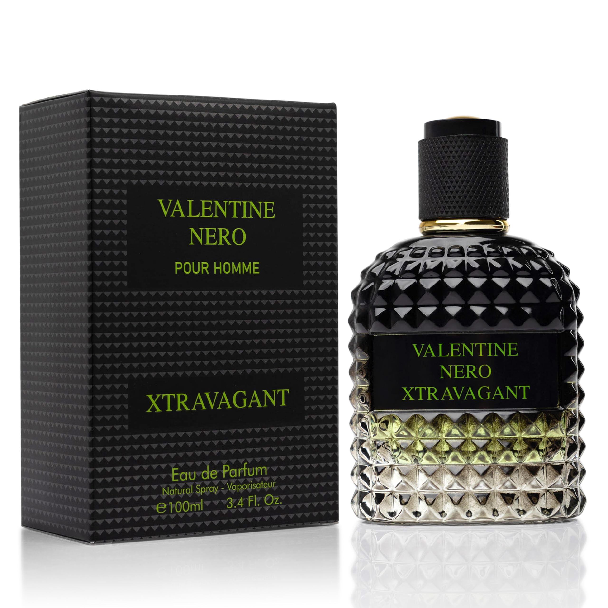 Urban Collection Valentine Nero Xtravagant bottle front for confident everyday wear