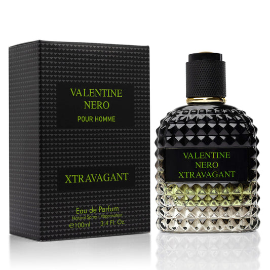 Urban Collection Valentine Nero Xtravagant bottle front for confident everyday wear