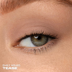 URBAN DECAY 24/7 Eyeshadow Tease swatch on skin demonstrates long-wearing color