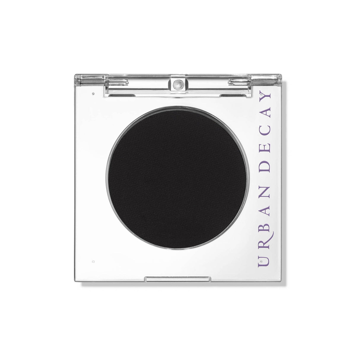 Urban Decay 24/7 Eyeshadow Blackout swatch showing deep matte pigment.