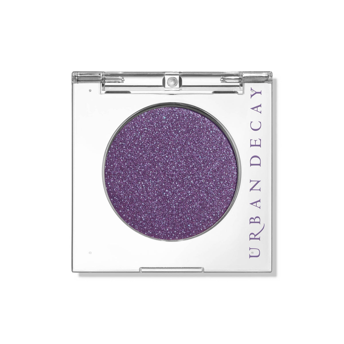 Urban Decay 24/7 Eyeshadow deep purple shimmer with blue shift delivers bold, crease-free color.