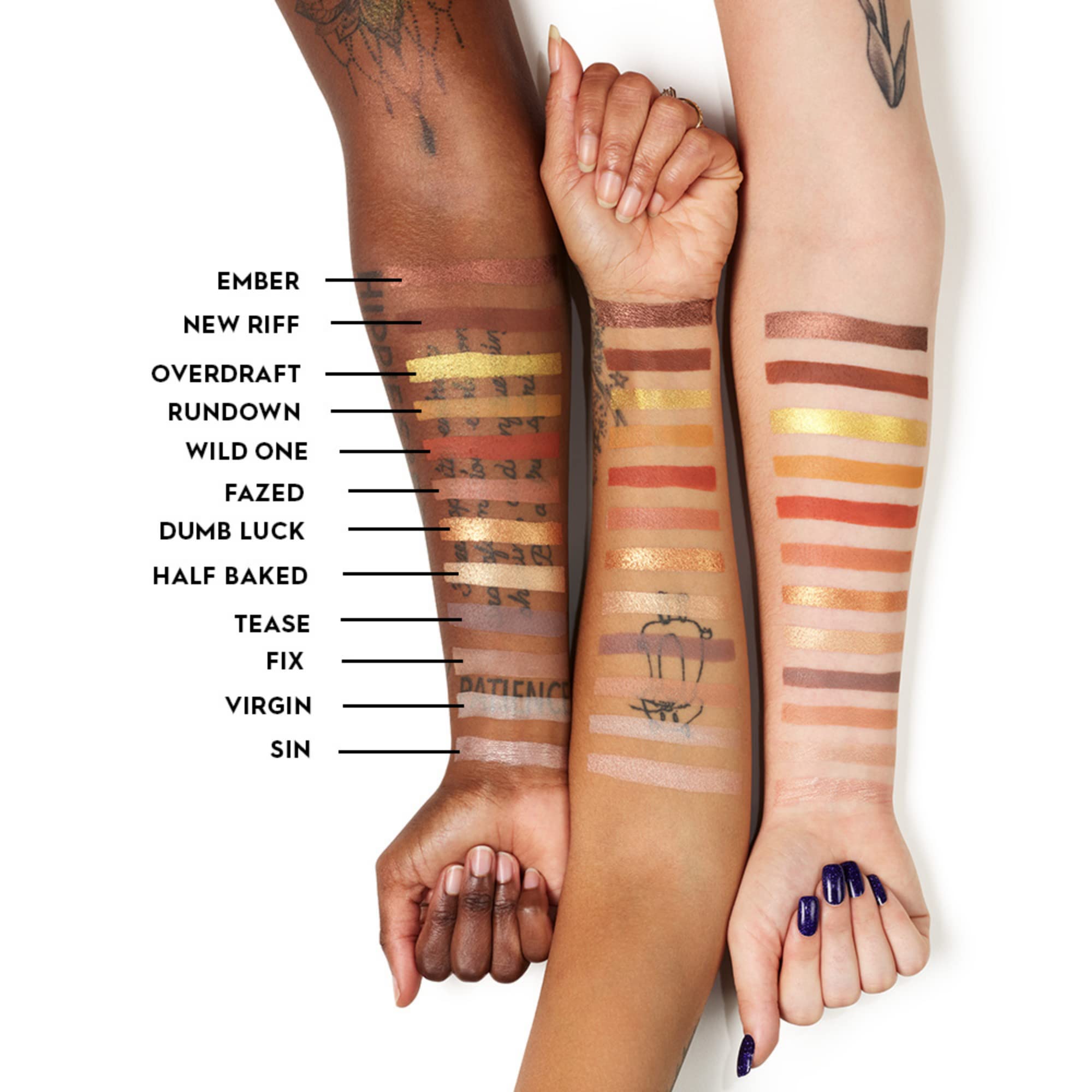 Urban Decay 24/7 Eyeshadow Single Introvert Peach Matte brush-application demonstrates smooth blending