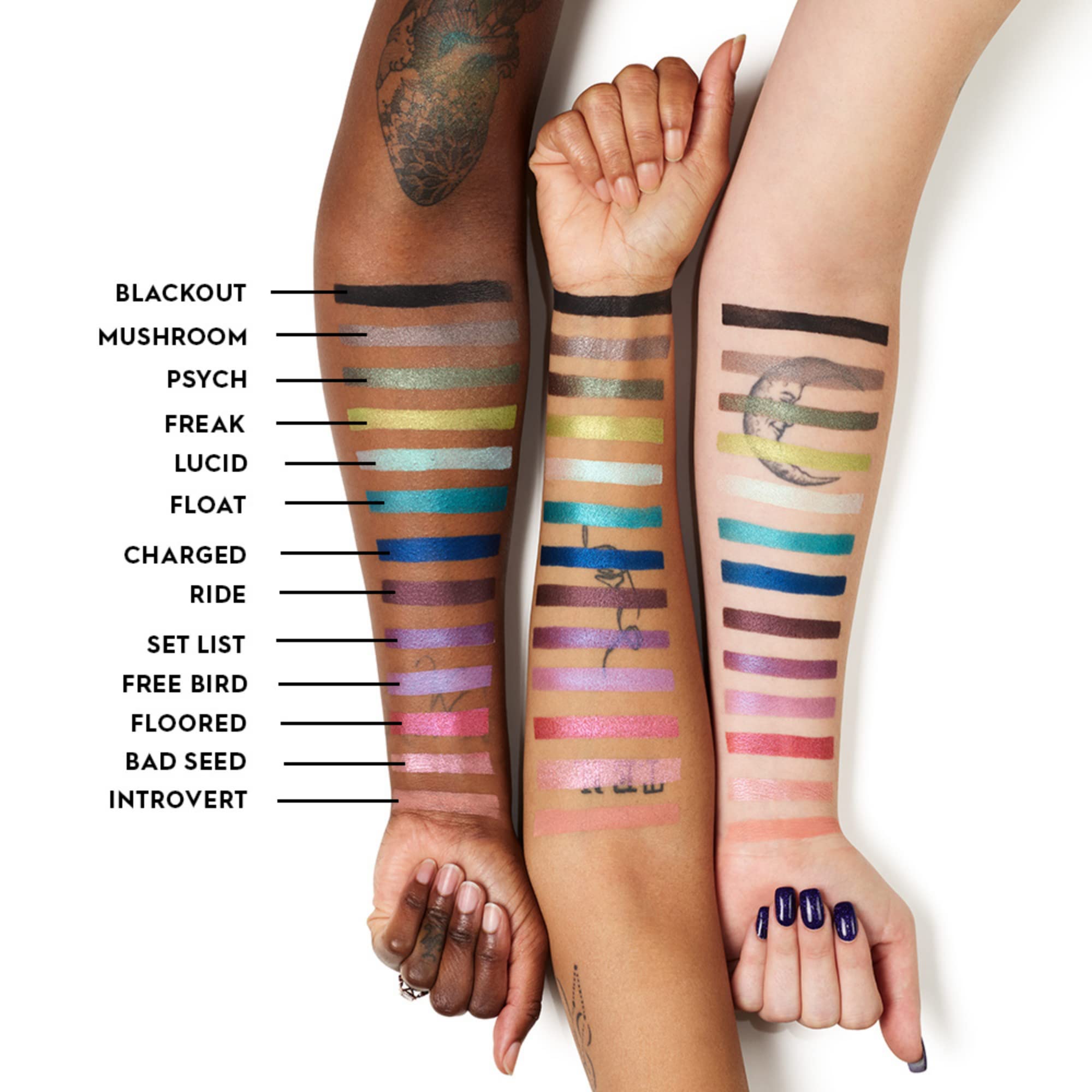 Urban Decay 24/7 Eyeshadow Single Introvert Peach Matte with primer and setting spray for longer-lasting color