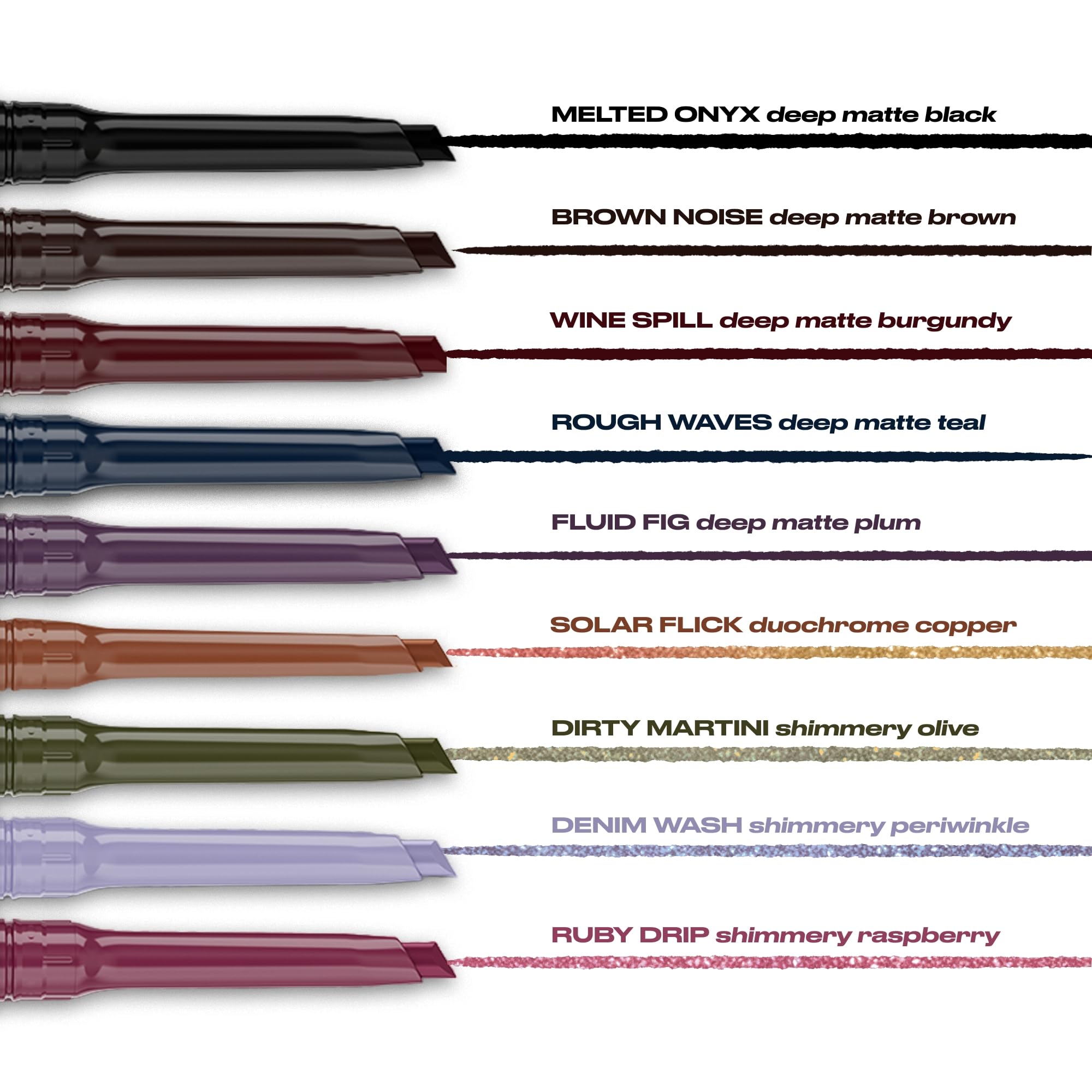 Urban Decay 24/7 Liquid Stick infused with Vitamin E for smoother application.