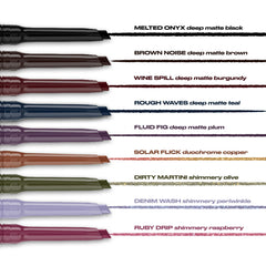 Urban Decay 24/7 Liquid Stick infused with Vitamin E for smoother application.