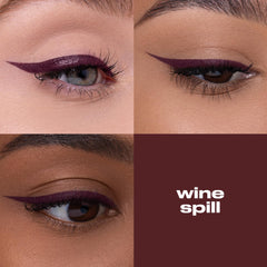 Urban Decay 24/7 Liquid Stick Wine Spill built-in brush blends for smoky edges