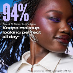 Urban Decay All Nighter close up during heat use shows glide and grip