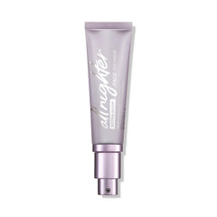 Urban Decay All Nighter Extra Glow Primer bottle showing dewy finish and long wear.