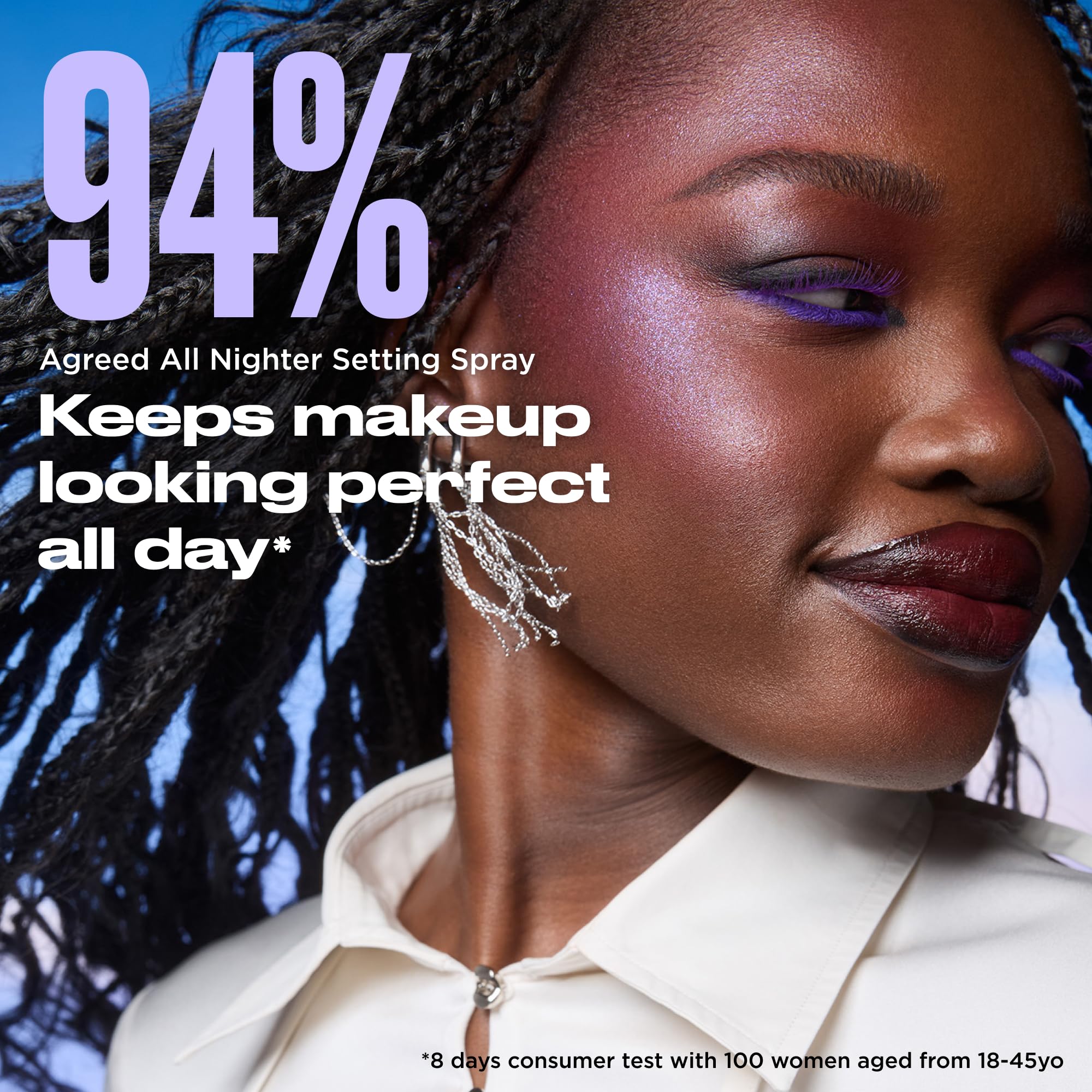 Urban Decay All Nighter natural finish detail for a skin-like look