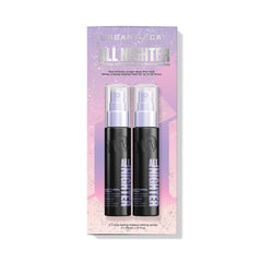 Urban Decay All Nighter travel mini set packaging for on-the-go use