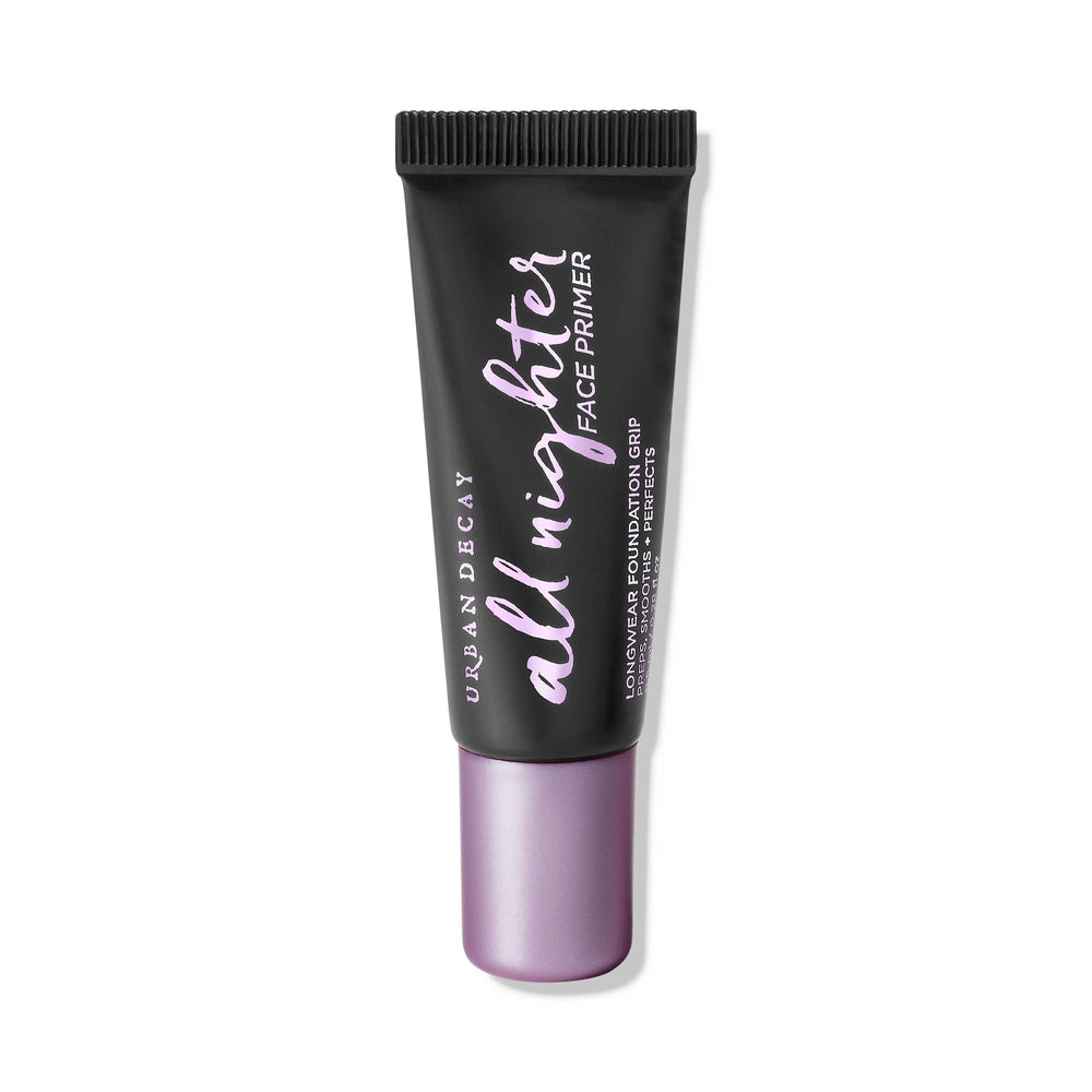 Urban Decay All Nighter travel-size primer swatch for long-lasting smoother makeup wear