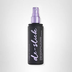Urban Decay De-Slick vegan cruelty-free logo signaling ethical formula.