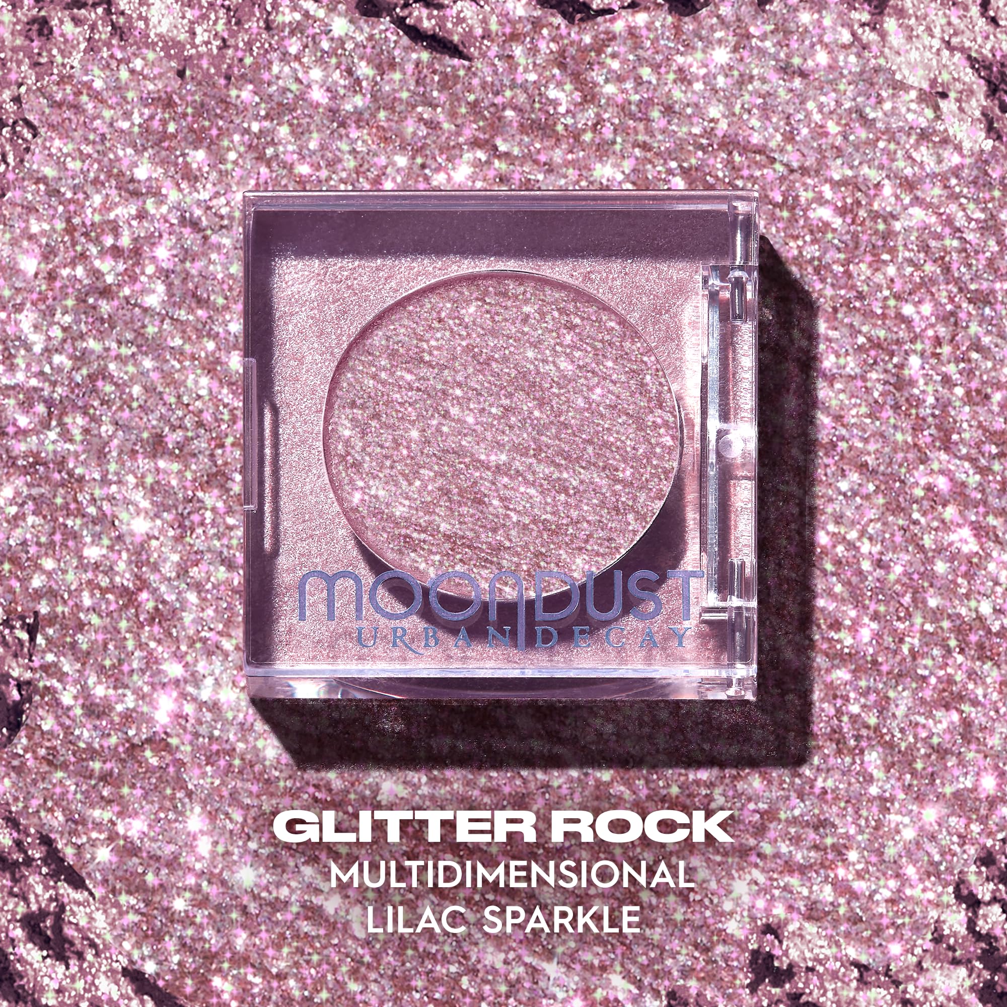 Urban Decay Moondust demonstration of wet-dry application for foil finish.