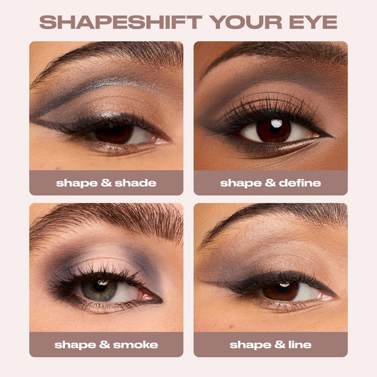 Urban Decay Naked Shaped Palette matte shades for precise crease definition.