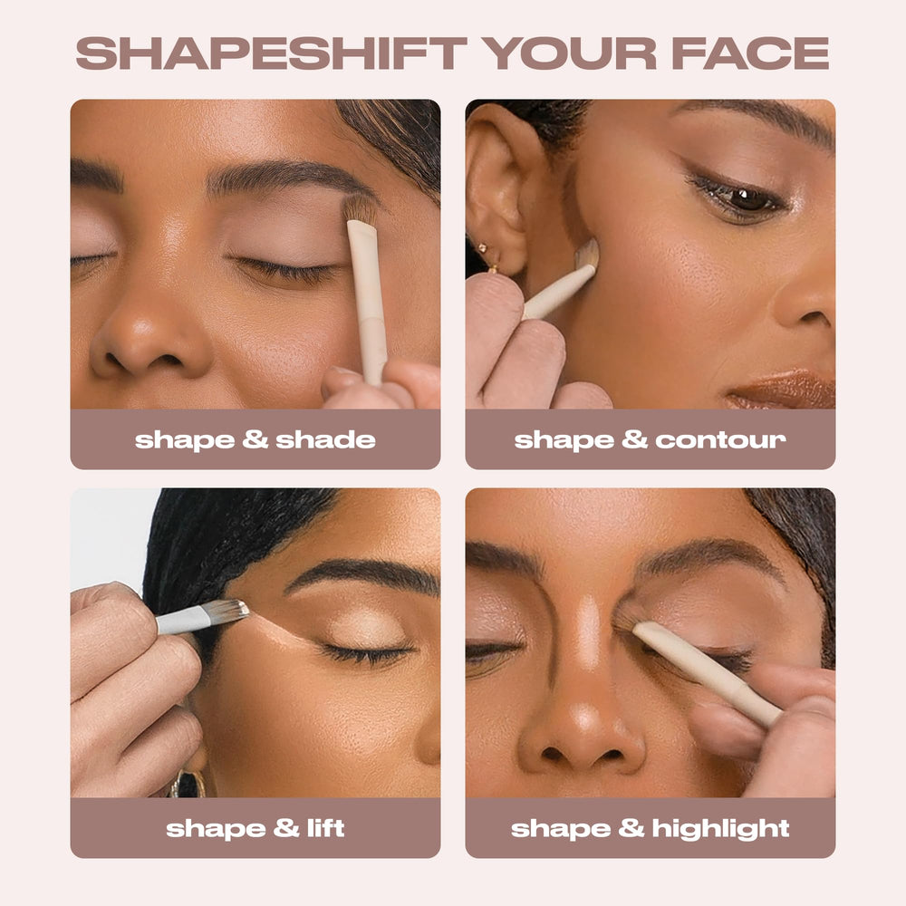 Urban Decay Naked Shaped Palette shimmer shades add subtle lid luminosity.