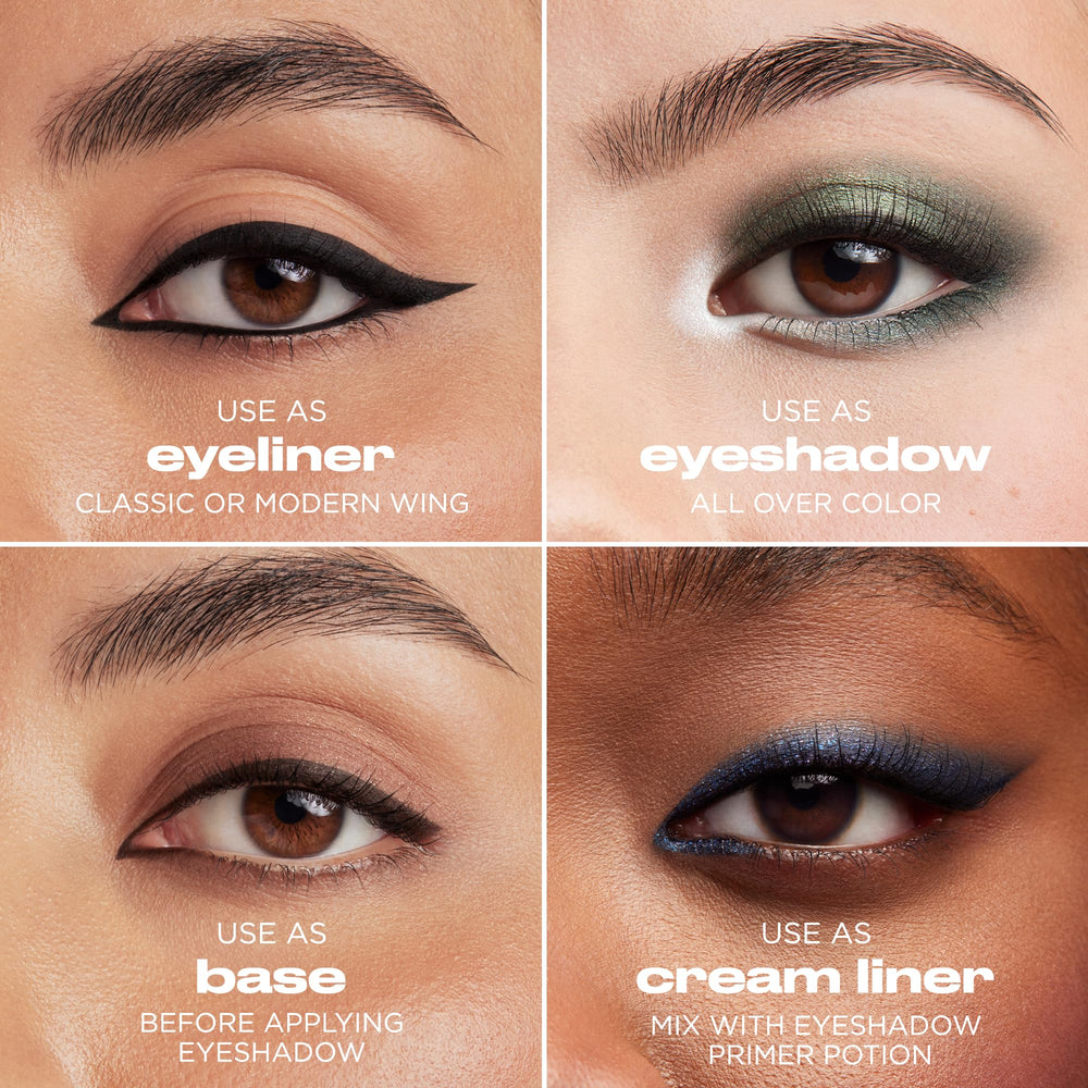 Urban Decay Space Cowboy shimmer close-up emphasizes light-catching sparkle.