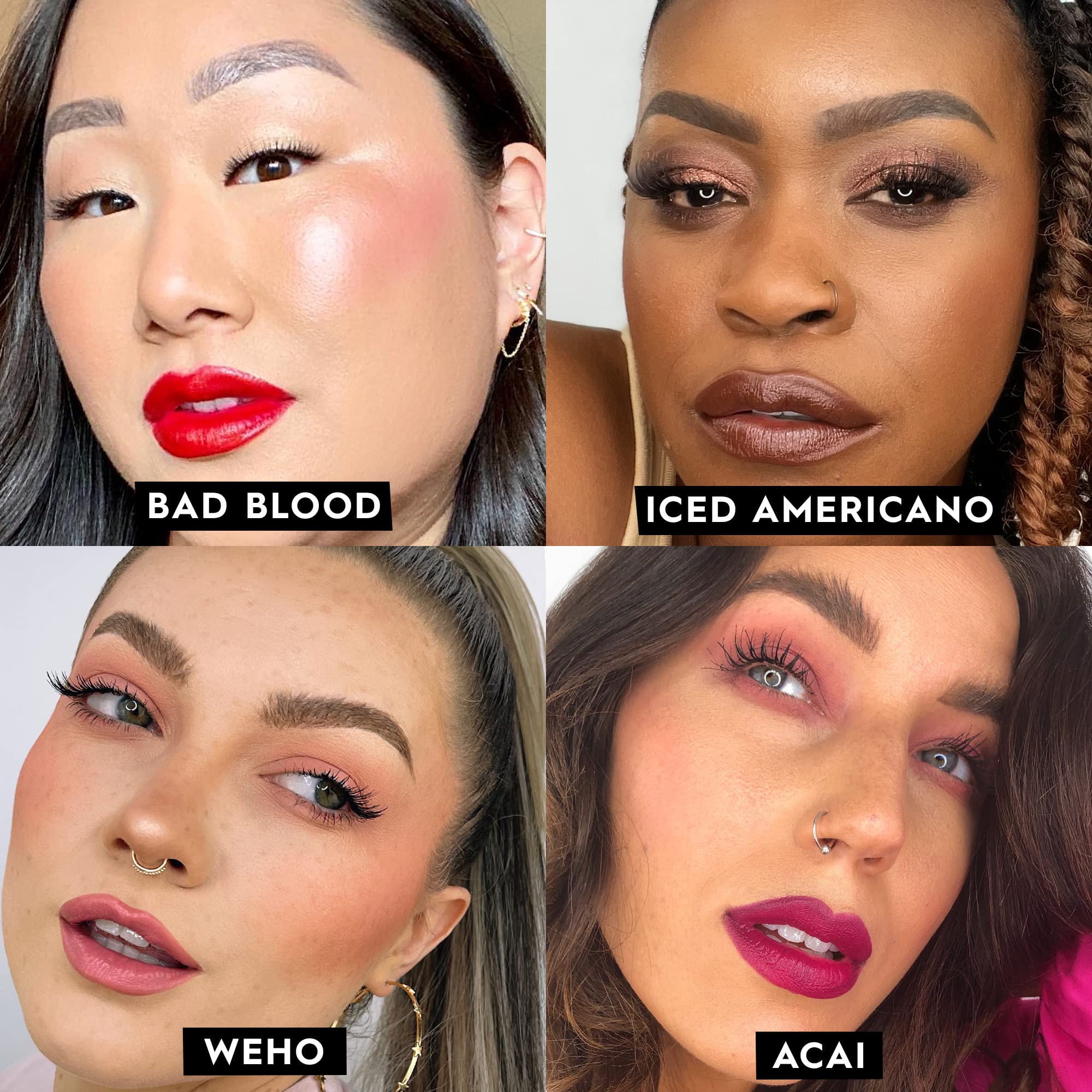 Urban Decay Vice Hydrating Lipstick Acai nourishes with aloe vera and avocado oil.