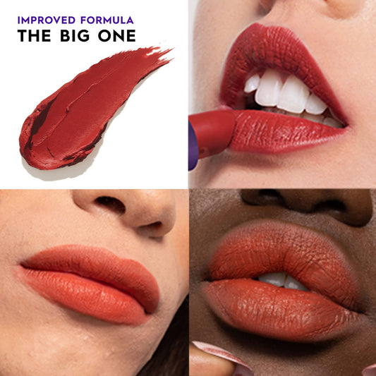 URBAN DECAY Vice Hydrating Lipstick packaging close-up shows vegan and cruelty-free credentials
