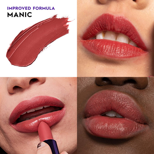 Urban Decay Vice Hydrating Lipstick Manic close-up highlighting creamy texture and moisture