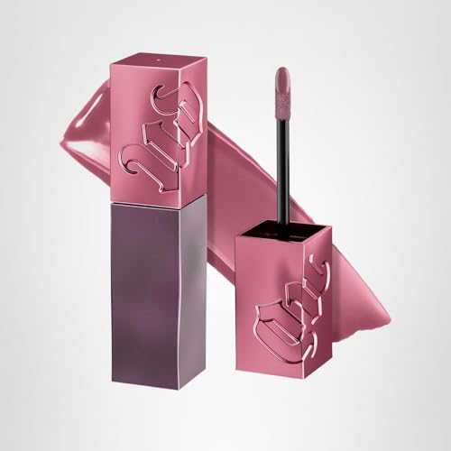 Urban Decay Vice Lip Bond longwear test demonstrating transfer resistance