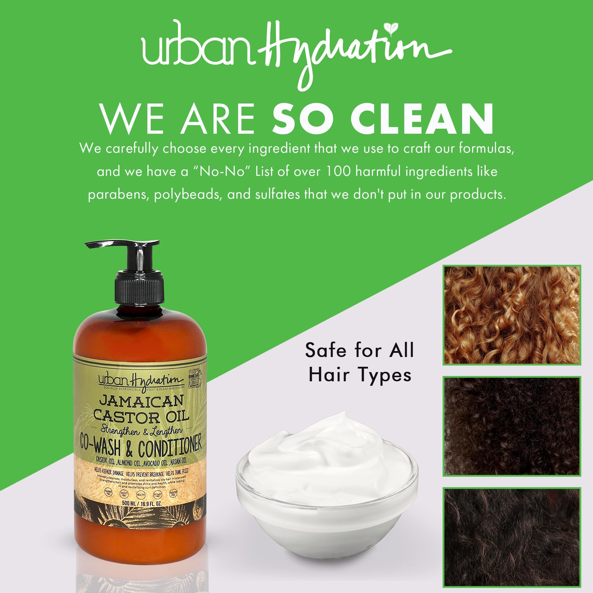 Urban Hydration 16.9 fl oz bottle ready for soft, strong hair.