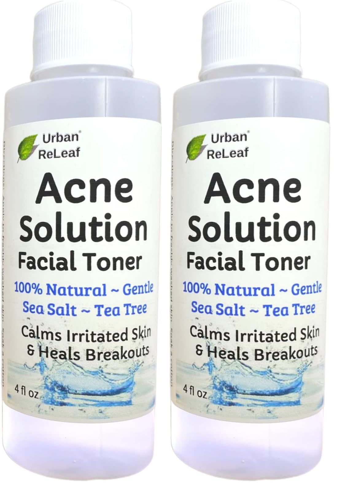 Urban ReLeaf Acne Solution Toner bottle ready for daily soothing routine