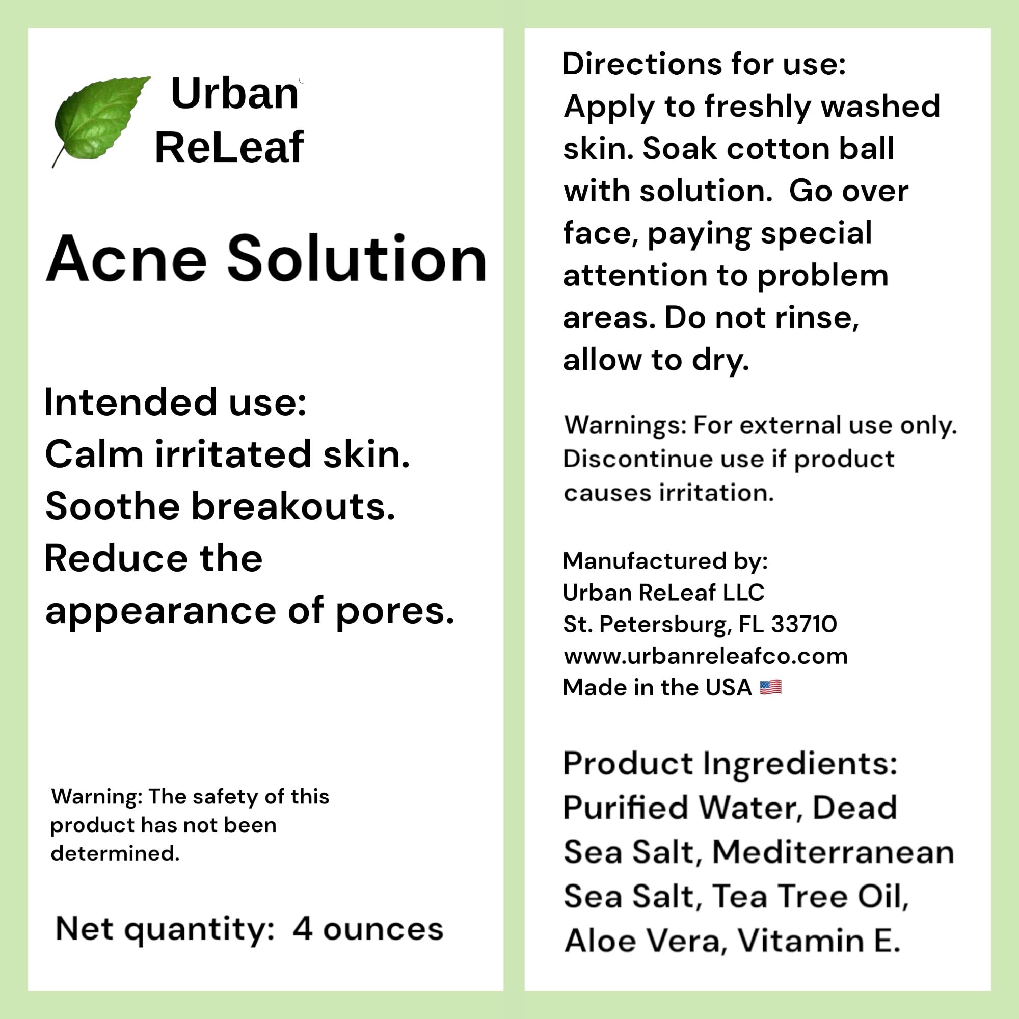 Urban ReLeaf toner in a simple daily routine setup to support smoother-looking pores