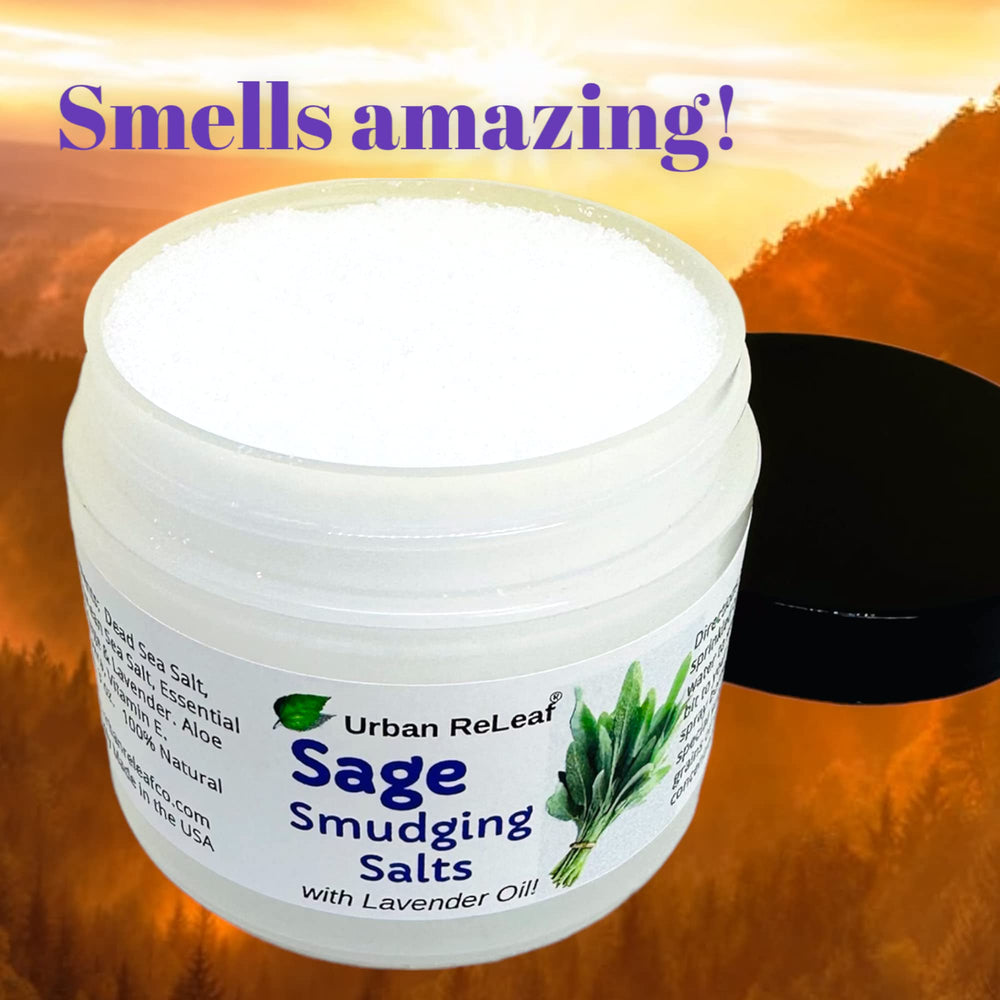 Urban ReLeaf lavender oil bottle with sage aroma for cleansing