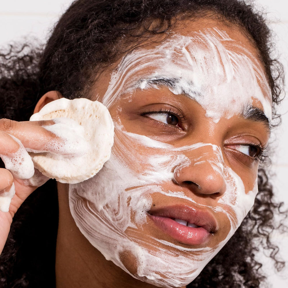 Urban Skin Rx Clear Skin 3-in-1 bar exfoliation action uses sulfur and salicylic acid.