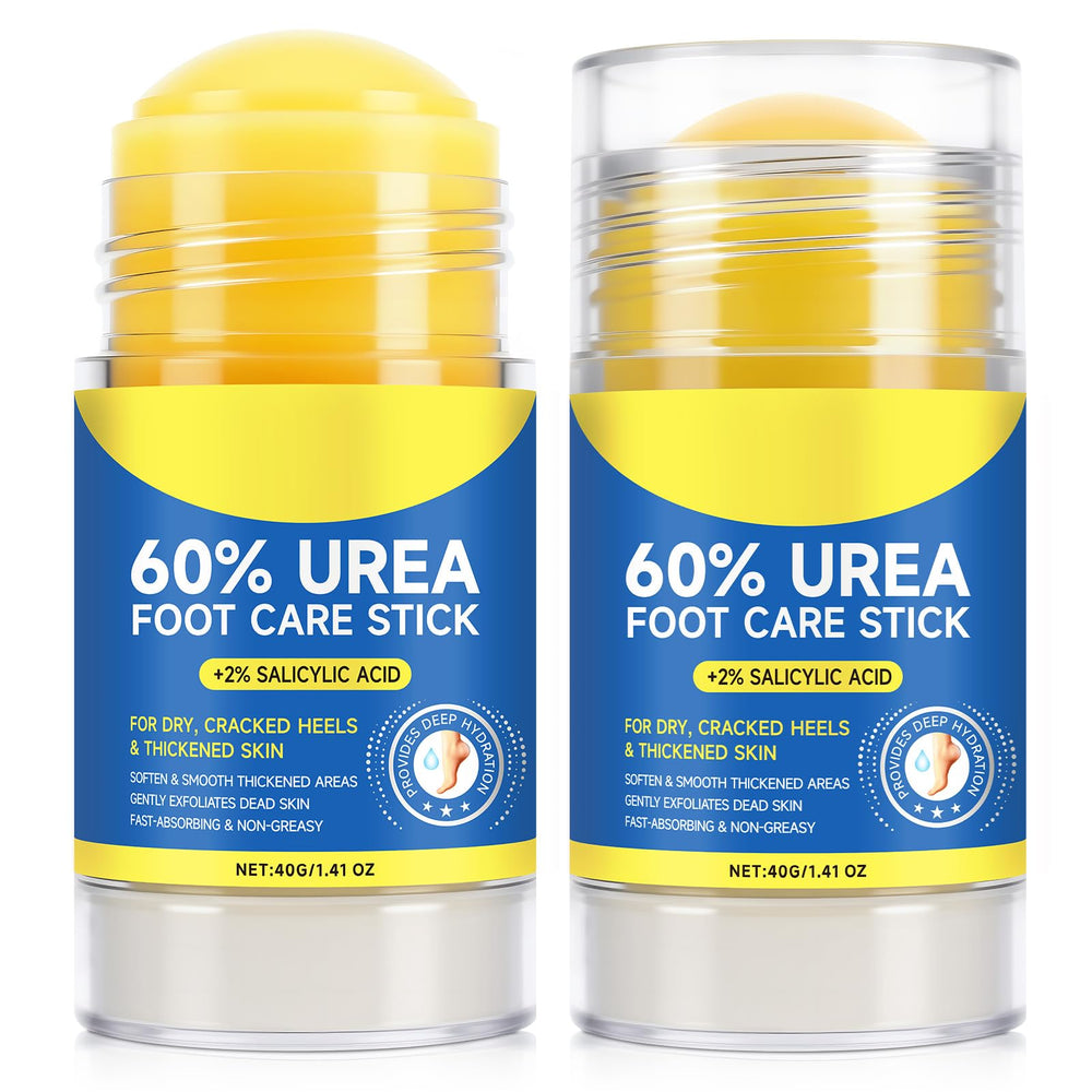 60% Urea Foot Care Stick applies directly to dry areas for fast, mess-free hydration.