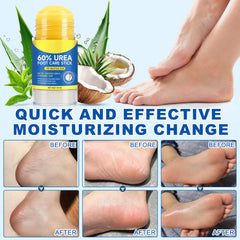 Packaging layout highlights Urea 60% & Salicylic Acid 2% Moisturizing Stick Balm for routine care.
