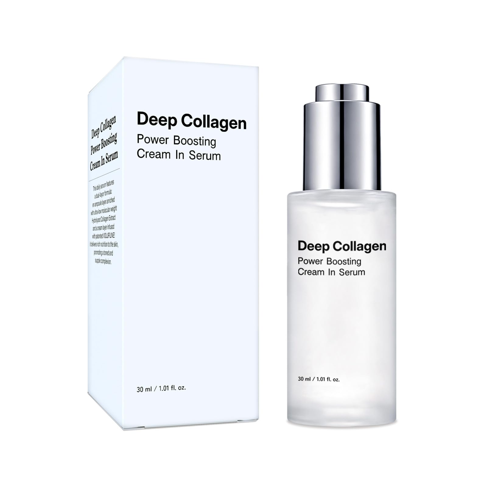 URMAX Deep Collagen Cream-Serum dual technology for plump, hydrated skin.