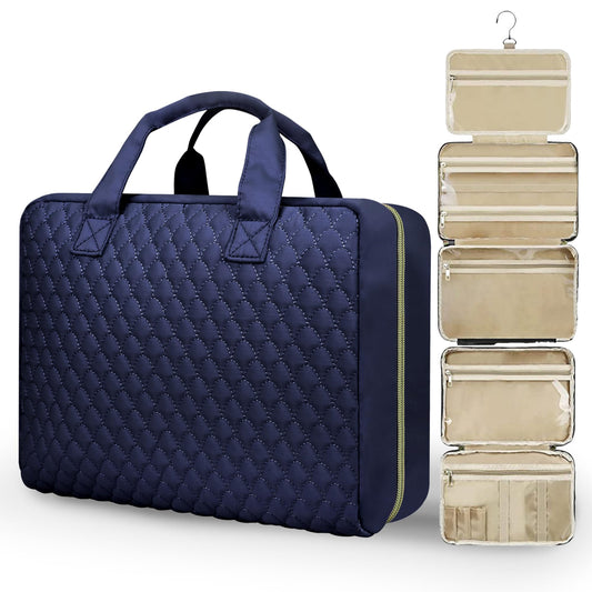 Urophylla detachable travel toiletry bag disassembled for easy access