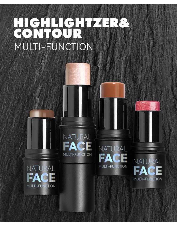 URQT 3Pcs Face Contour Sticks 03 blush adds natural flush
