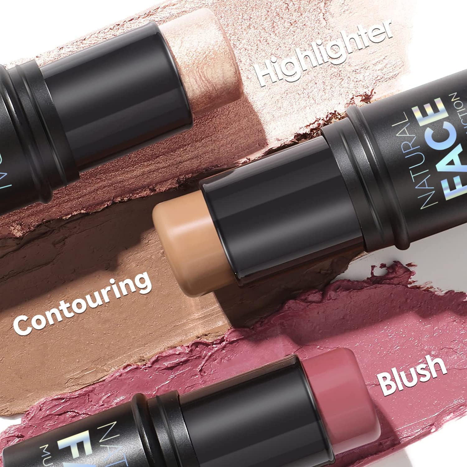 URQT 3Pcs Face Contour Sticks 03 contour definition for sculpted features