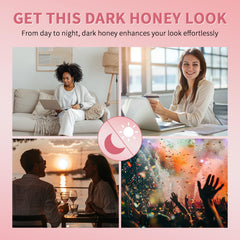 URQT honey lip balm delivering moisturizing color without heaviness