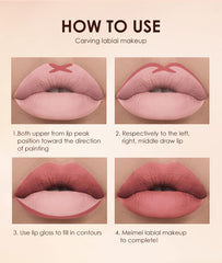 URQT velvet matte lipstick application reveals rich color and comfort