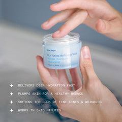Ursa Major Vital Spring mask ingredients close-up highlighting natural hydration benefits
