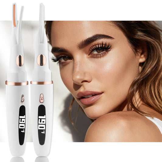 URSOBTF heated eyelash curler clip-type for quick natural curl.