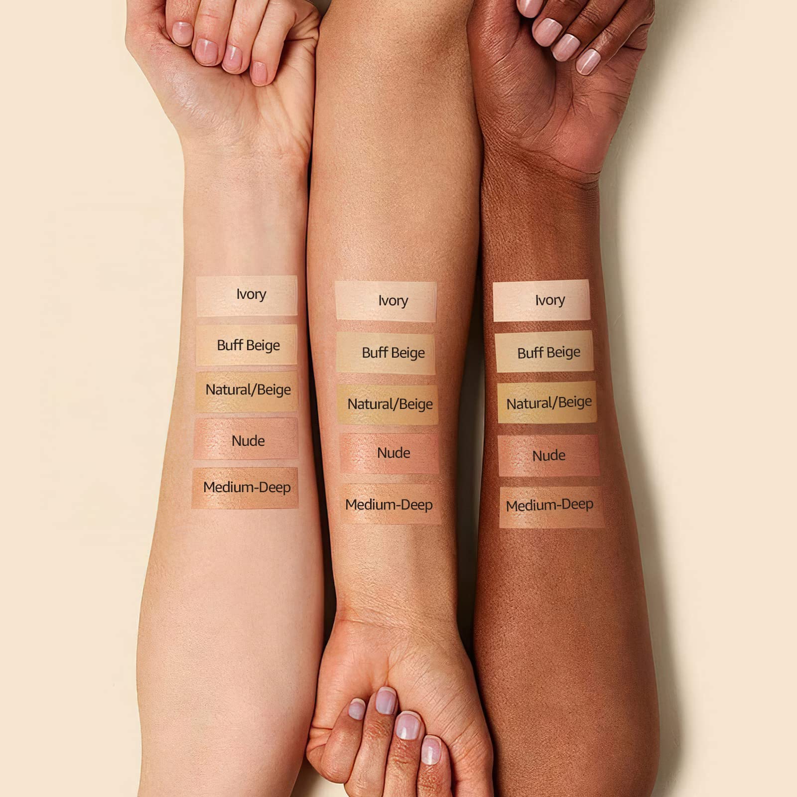 Ursoulney full-coverage natural finish for daily wear
