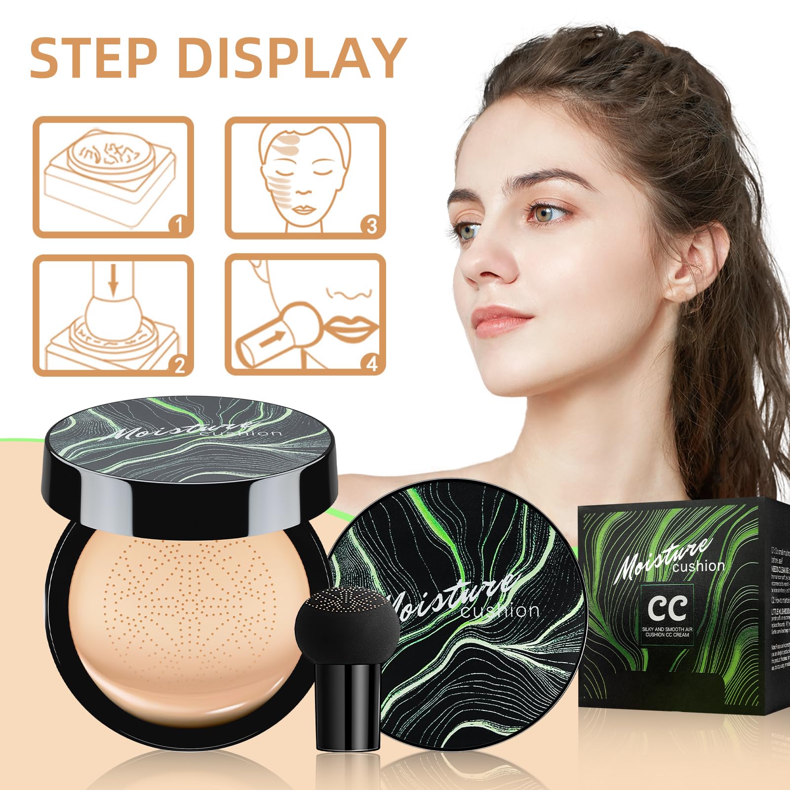 Ursoulney natural finish cushion for everyday look.