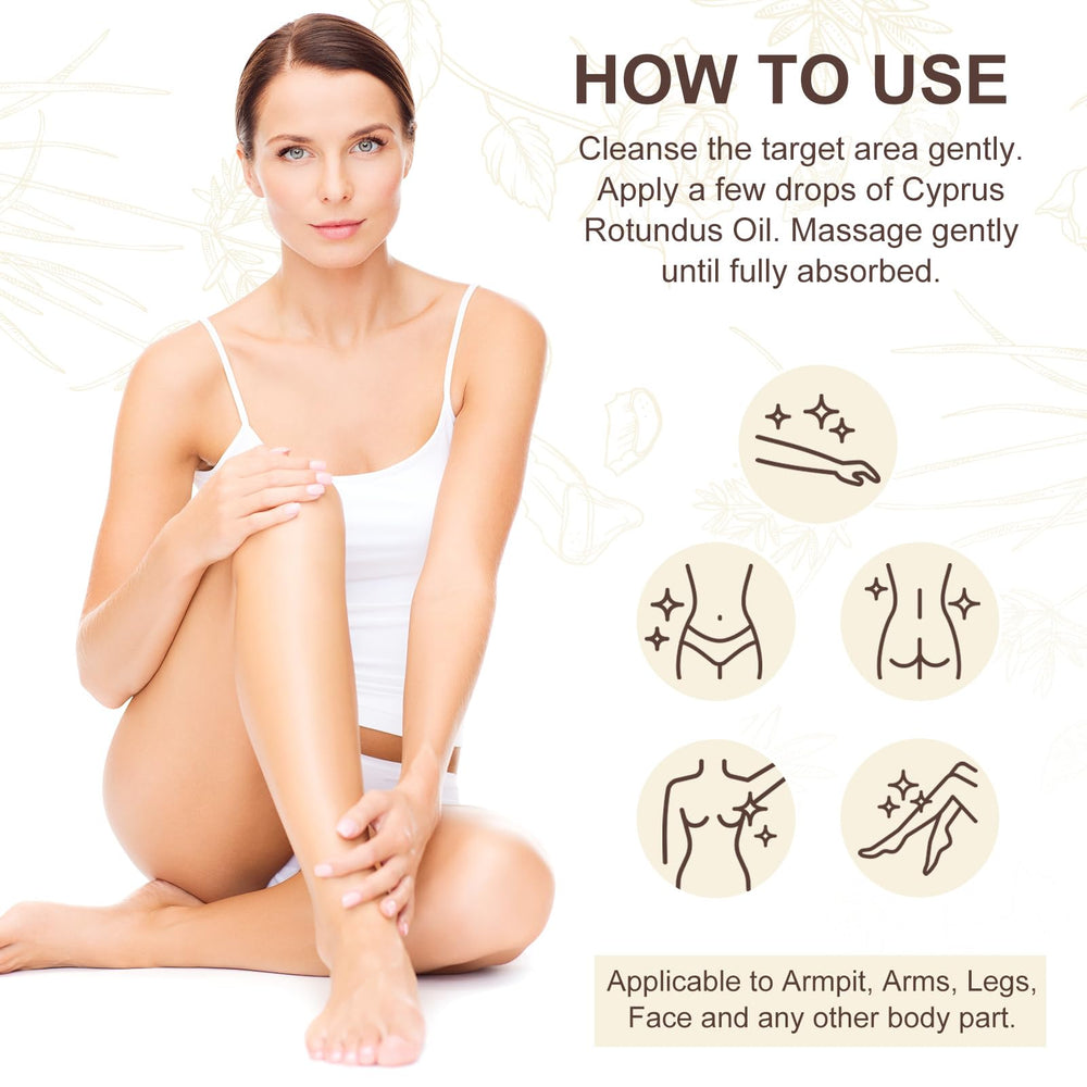 Uruses Cyperus Rotundus Oil supports skin care with daily moisture and comfort.