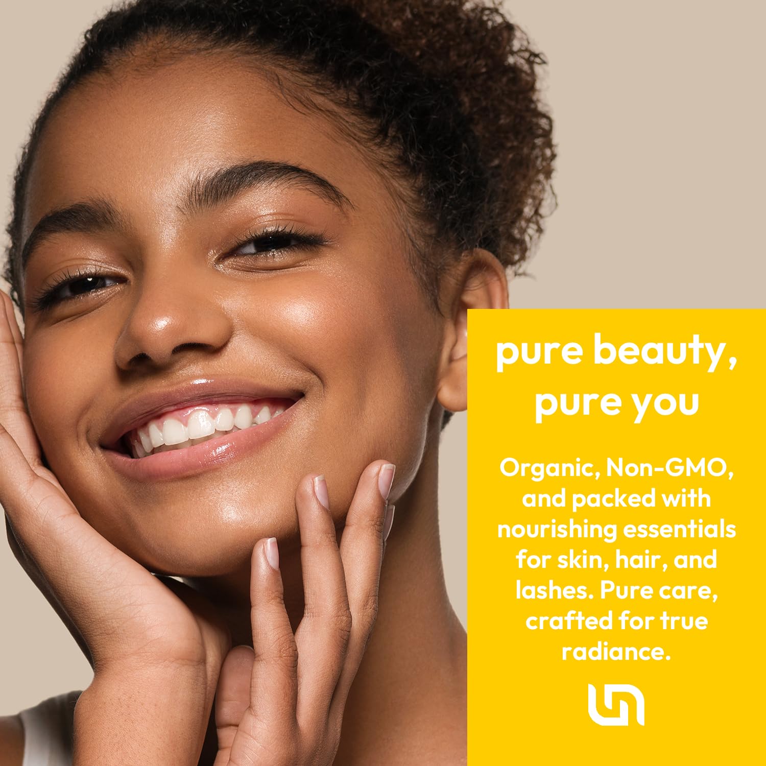 Close-up of Us Naturals label on organic jojoba oil highlighting purity